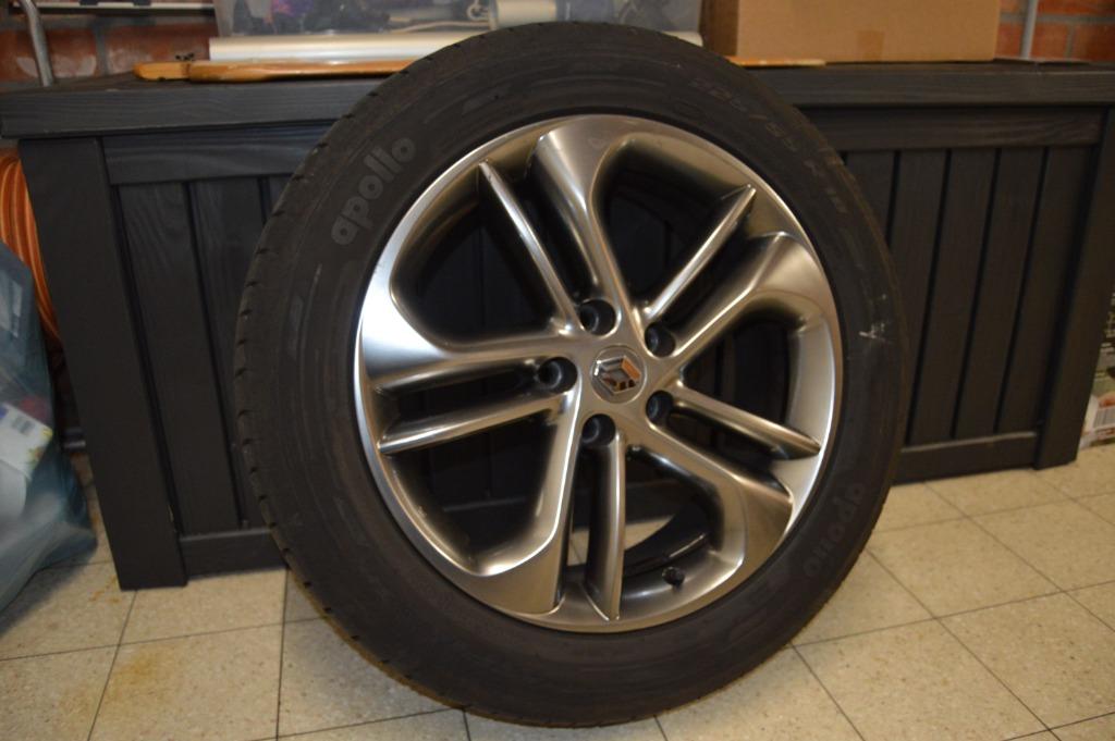 Autobanden met velgen Renault Koleos, Auto-onderdelen, Banden en Velgen, Ophalen, 18 inch, Gebruikt, Velg(en)