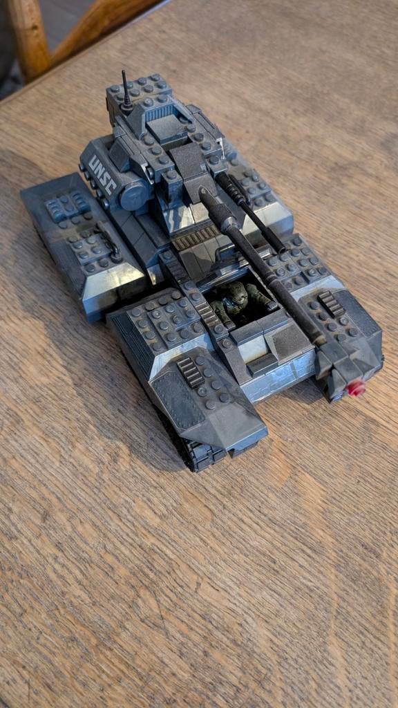 MEGA blocks Halo unsc Scorpion tank, Ophalen of Verzenden, Gebruikt