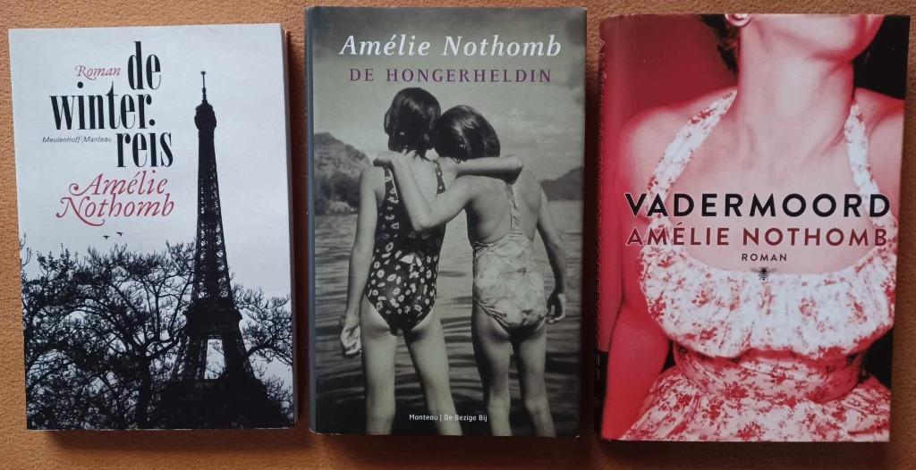 3 x Amélie Nothomb, Boeken, Ophalen of Verzenden, Zo goed als nieuw, Amélie Nothomb, België