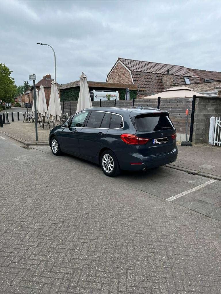 Bmw 218d, Auto's, Blauw, 7 zetels, Leder, 5 deurs