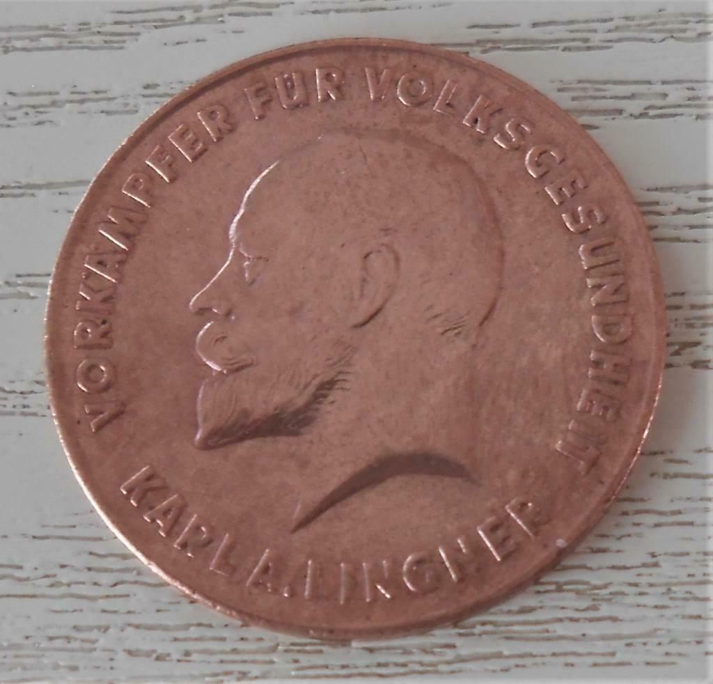 Karl A.Lingner token - 20 zwanzig Dresden 1920 - zeer zeldza, Ophalen of Verzenden, Overige materialen