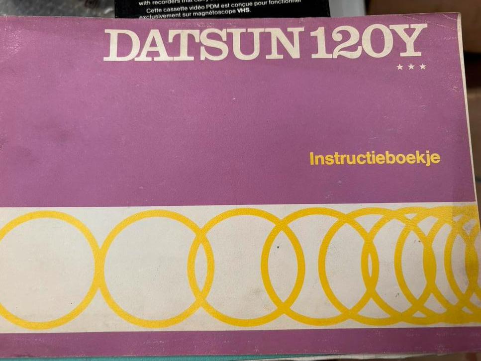 Datsun 120Y. Nette gebruikershandleiding, Ophalen of Verzenden