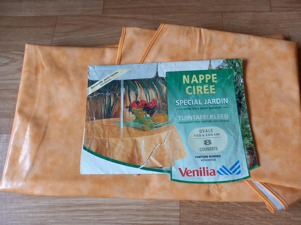 NOUVELLE NAPPE DE JARDIN AVEC OUVERTURE PARAPLUIE, Enlèvement ou Envoi, Ovale