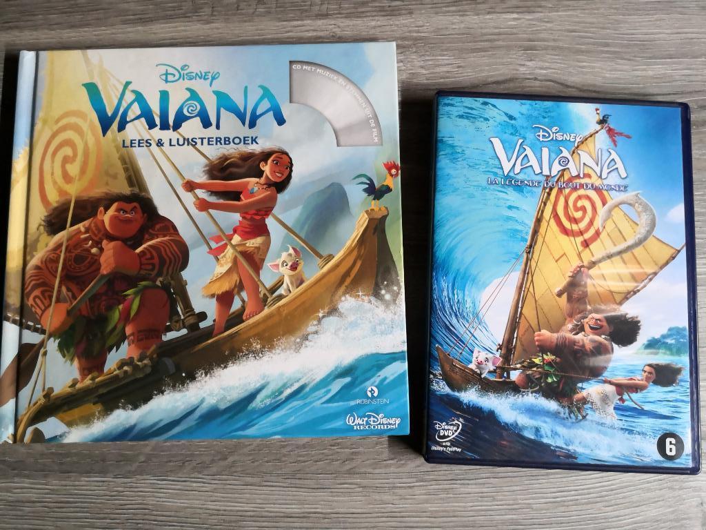 Disney pakketje dvd + leesboekje Vaiana, Enlèvement