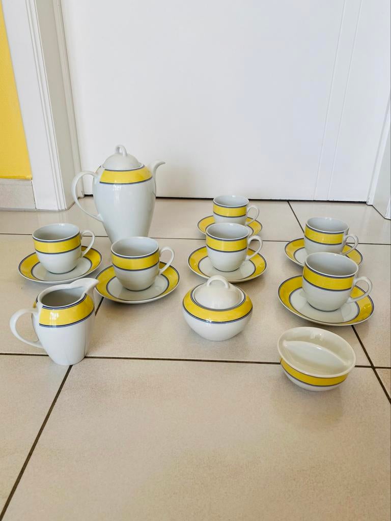 Porseleinen koffieset voor 6 personen - Thun, Ophalen