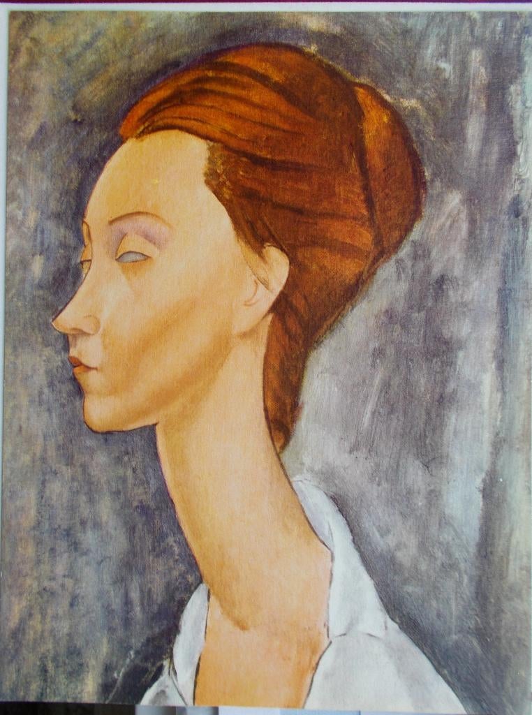 Poster "Portait van Lunia Czechowska" Modigliani (23 x 30 cm, Envoi, Rectangulaire vertical