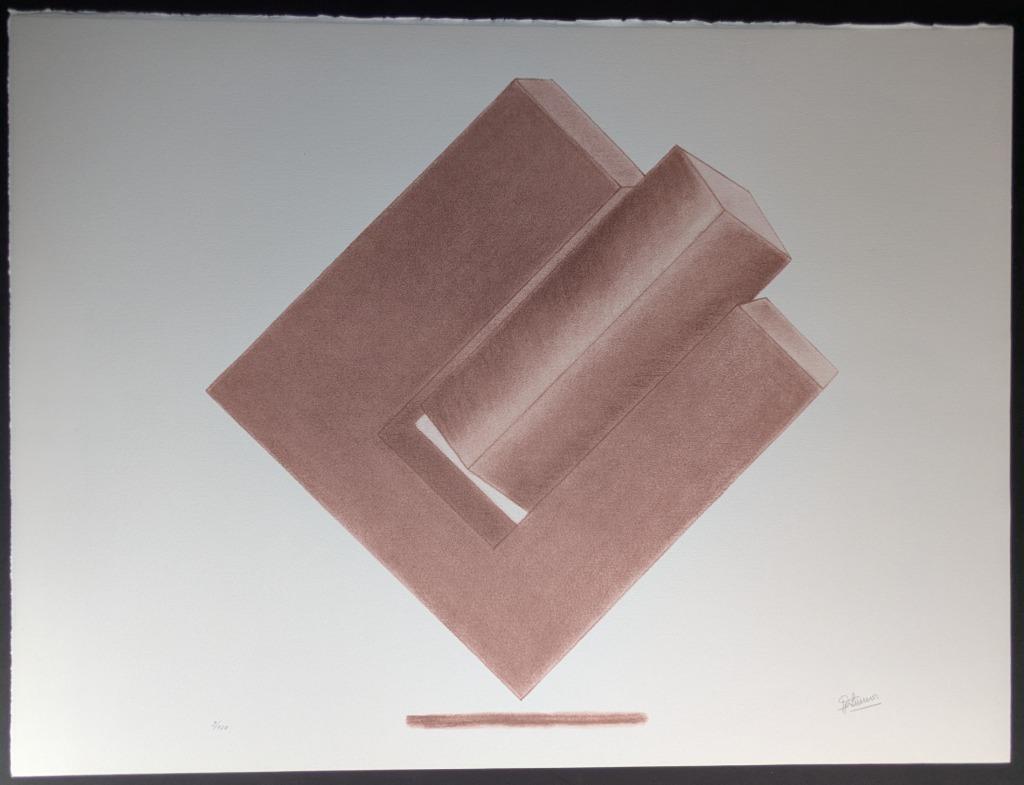 litho - hilde Van Sumere - compositie - perfecte staat, Ophalen of Verzenden