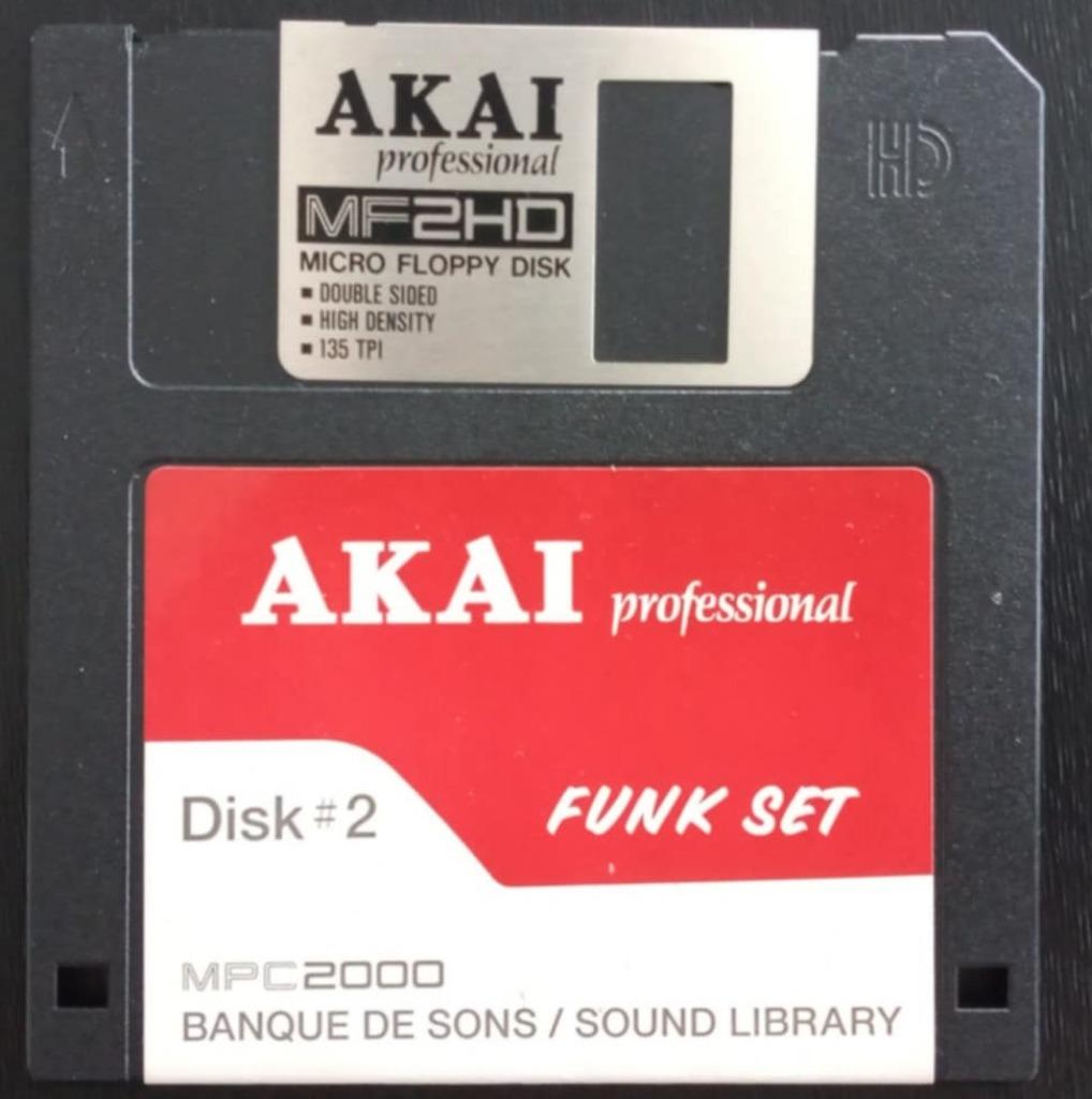 AKAI Professional MPC2000 Sound Library Disk 2 Funk Set, Ophalen of Verzenden, Gebruikt