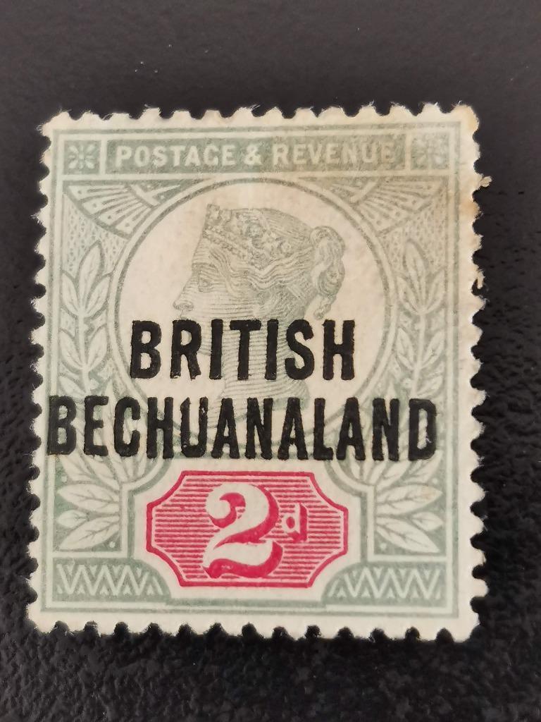British  Bechuanaland 1891 - Reine Victoria avec surcharge *, Enlèvement ou Envoi, Autres pays, Non oblitéré
