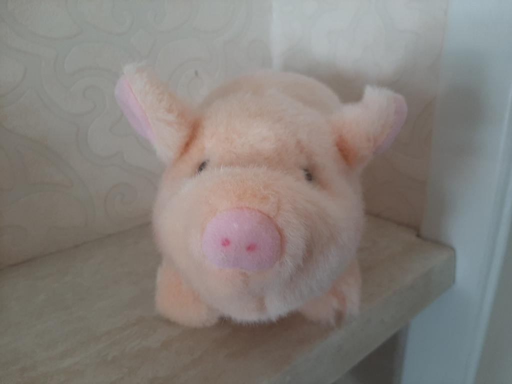 Peluche Sweet Piggy — cochon ambulant avec son, Enlèvement ou Envoi, Comme neuf, Avec son