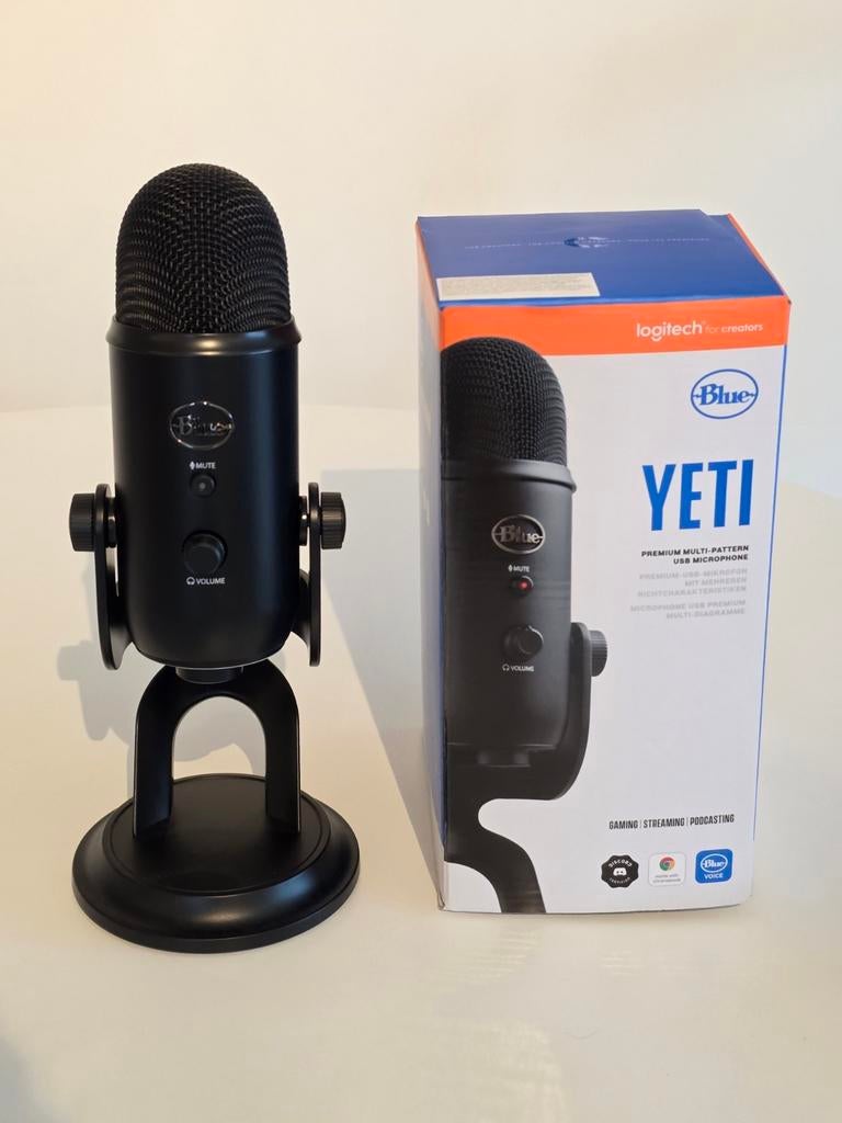 Logitech Blue Yeti — micro USB premium (comme neuf), Musique & Instruments, Enlèvement