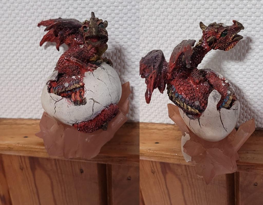 Dragons, Enlèvement, Utilisé, Reptile ou Amphibien, Statue ou Figurine