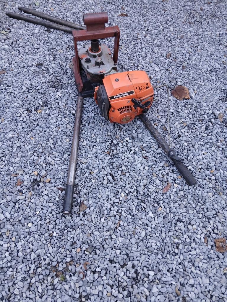 Grondboor Husqvarna, Tuin en Terras, Ophalen, Grondboor