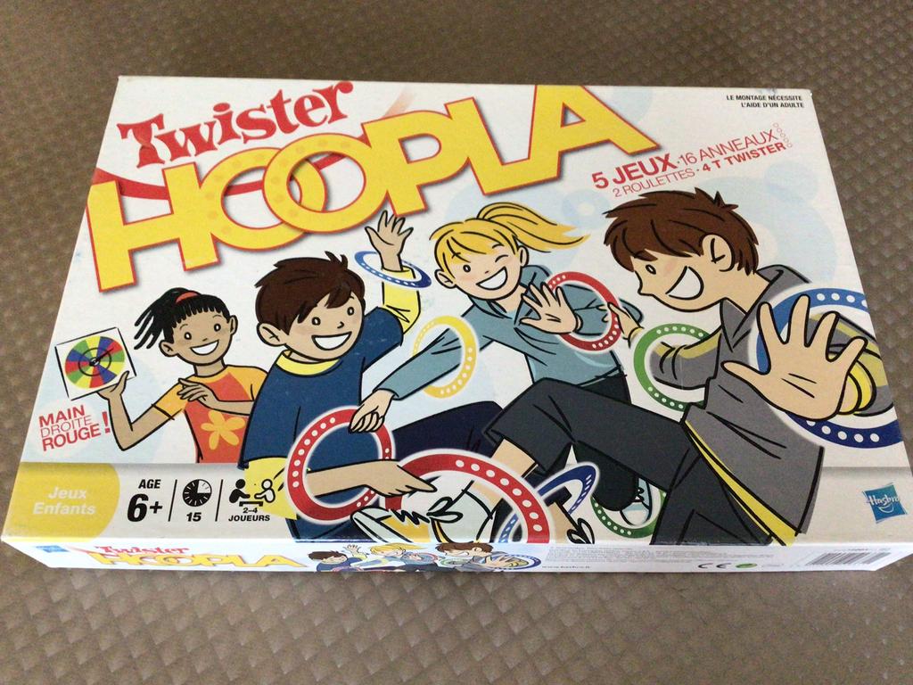 Spel twister hoopla, Ophalen of Verzenden, Zo goed als nieuw