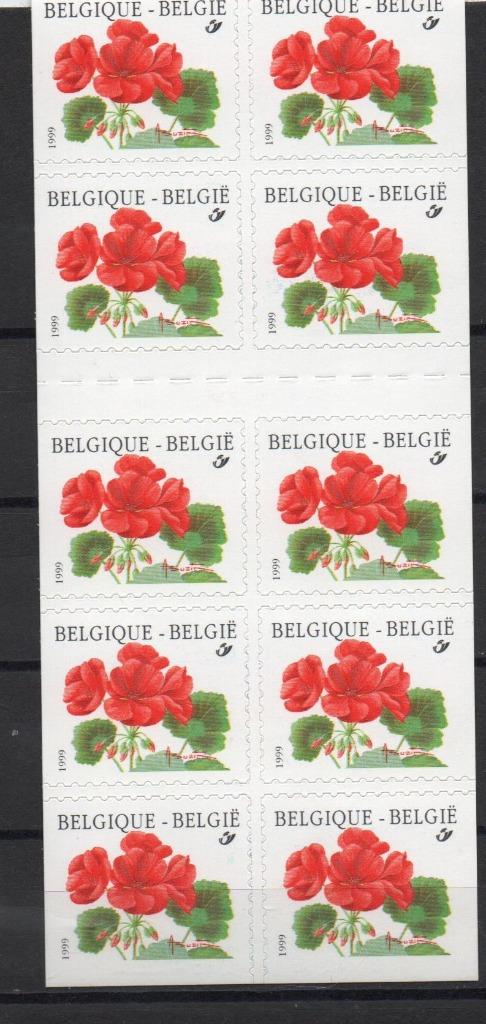 Carnets de timbres : les fleurs, Autre, 1 Autocollant, Non oblitéré, Sans enveloppe