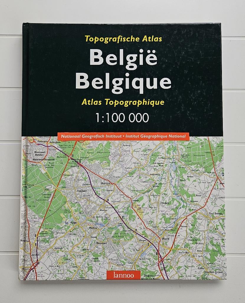 Atlas topographique Belgique / Topografische atlas België, Enlèvement ou Envoi, Belgique, Utilisé, Collectif