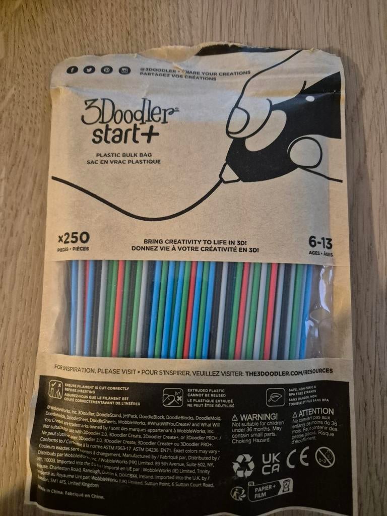 Navulverpakking filament voor 3D-pen, Ophalen of Verzenden
