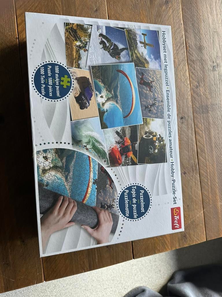 Puzzel 1000 stuks met puzzelmat, Ophalen of Verzenden, 500 t/m 1500 stukjes, Nieuw, Legpuzzel