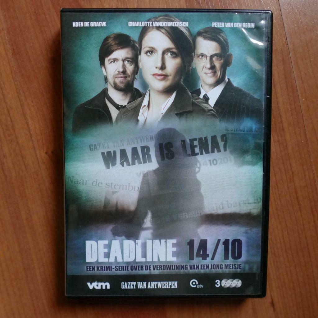 2x DVD-Box: VTM  - Deadline 14/10 (2012) (DVD1), Vanaf 12 jaar, Verzenden, Thriller