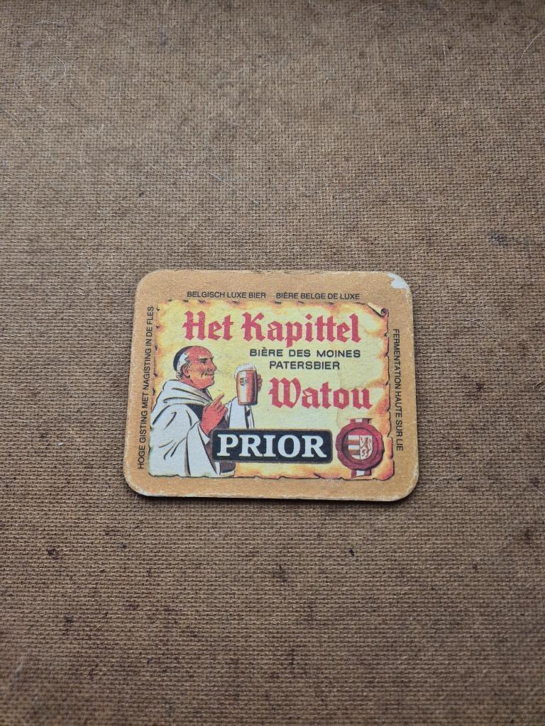 Sous bock Het Kapittel (modèle 1), Ophalen of Verzenden, Gebruikt, Viltje(s), Overige merken