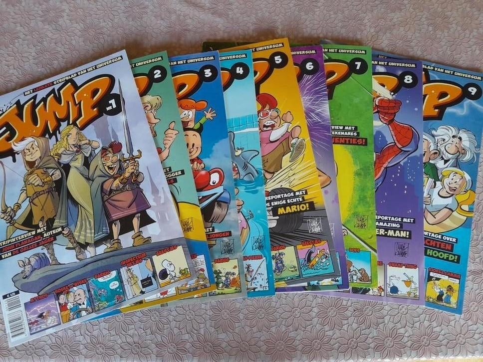 Jump magazines #1 - 9., Ophalen of Verzenden, Zo goed als nieuw