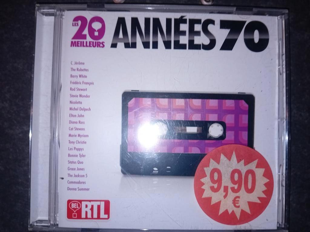cd les 20 meilleures années 70, Enlèvement ou Envoi, Comme neuf, Autres genres