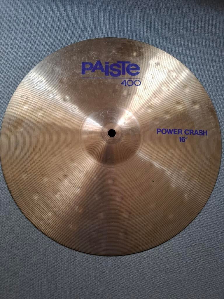 Paiste vintage 400 power crash 16 pouces pour votre batterie, Musique & Instruments, Enlèvement ou Envoi, Comme neuf