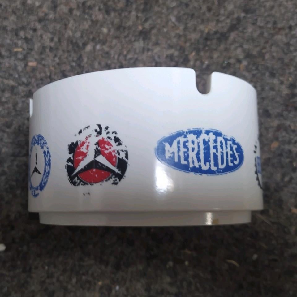 Vintage assenbak van merk Mercedes, Ophalen of Verzenden