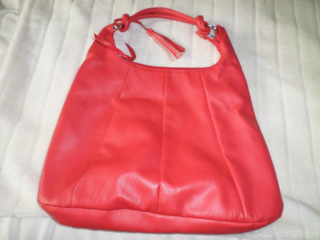 sac en cuir, Ophalen of Verzenden, Gebruikt, Rood, Handtas