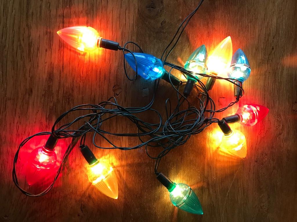 kerstlampjes vintage, Diversen, Ophalen of Verzenden, Gebruikt