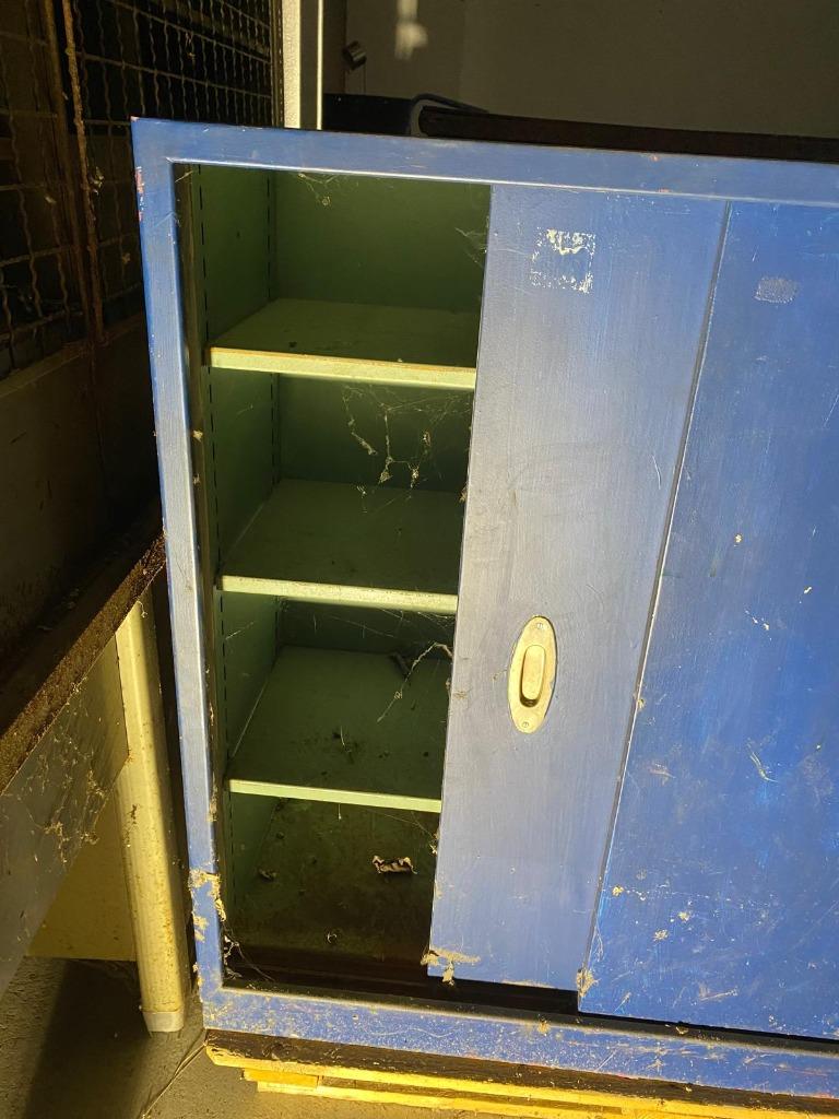 Blauwe kast, Ophalen, Gebruikt