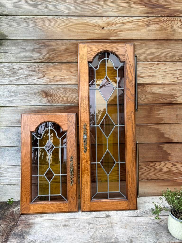 Glas met lood, Doe-het-zelf en Bouw, Glas en Ramen, Ophalen of Verzenden, Gebruikt, Overige typen, Glas in lood