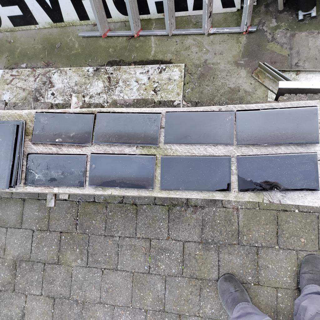 plinten zwart steen, Moins de 100 cm, Enlèvement, Utilisé, Plinthes