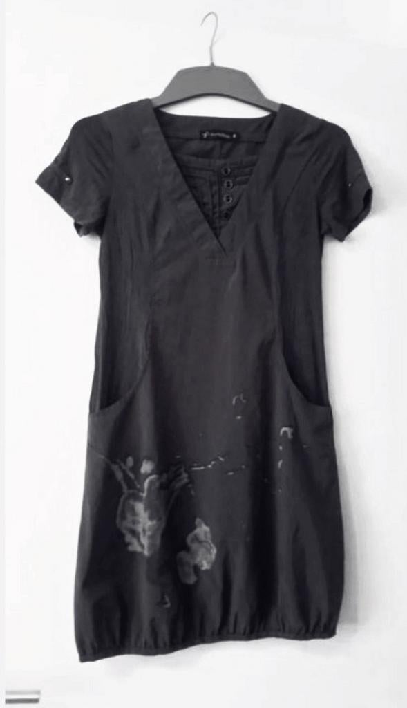 Grijze jurk M Siscoop Shine, Kleding | Dames, Ophalen of Verzenden, Nieuw, Maat 38/40 (M)