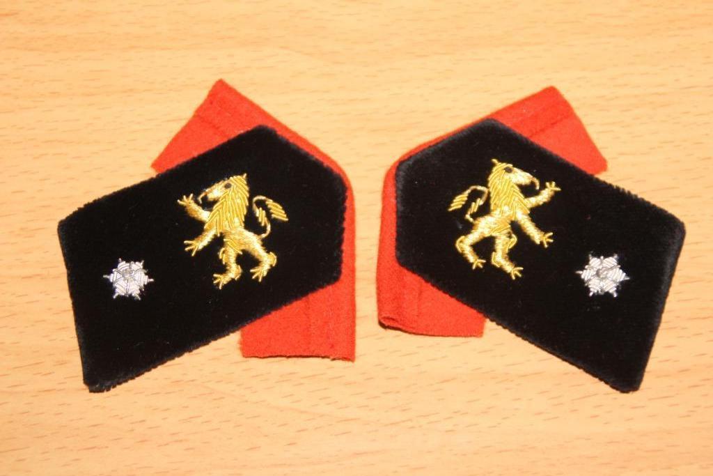 ABL paar leerling officierskraaghoeken 1e jaar (gala) (man), Verzenden, Landmacht, Kleding of Schoenen