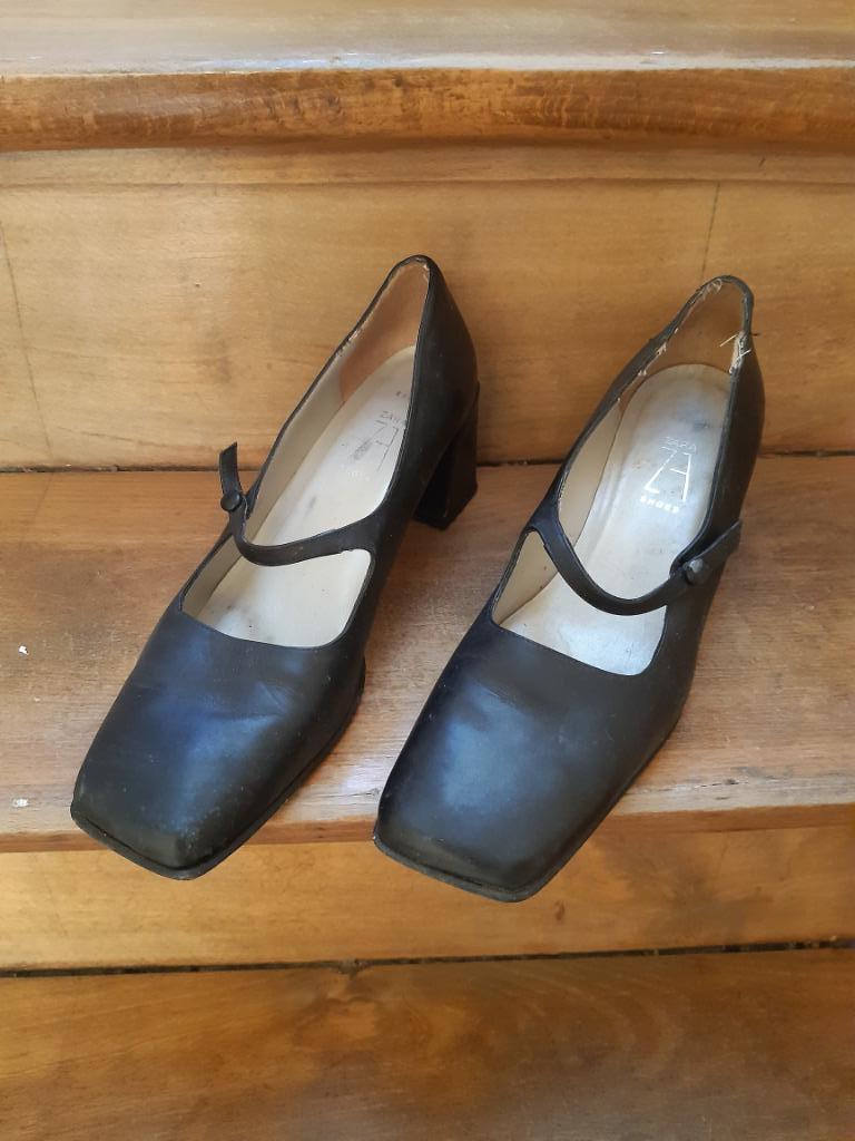 chaussures noires, Zara, Chaussures à haut talons, Enlèvement, Porté