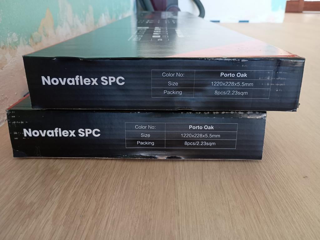 Novaflex SPC Porto Oak click vinyl/PVC, Doe-het-zelf en Bouw, Ophalen, Nieuw