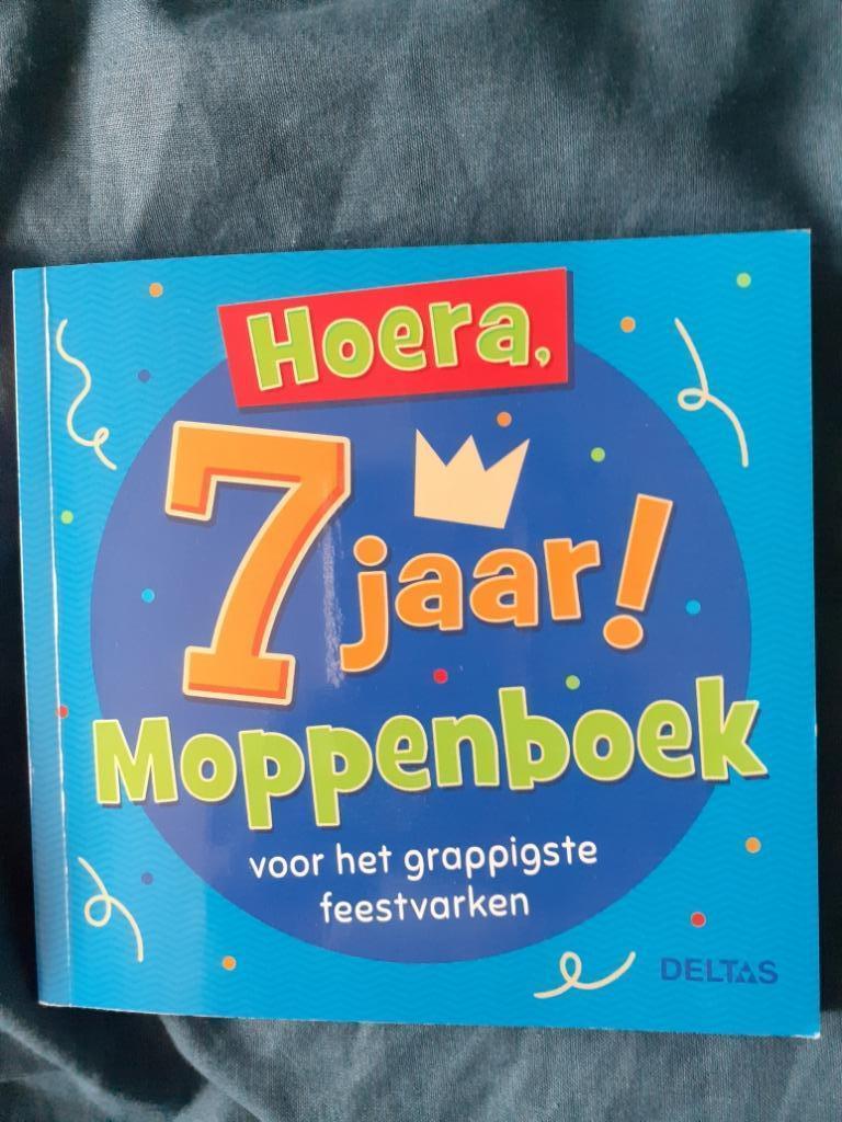 moppenboek hoera 7 jaar, Ophalen of Verzenden, Nieuw