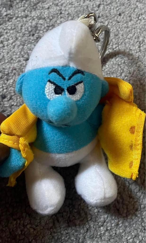Sleutelhanger Smurf, Verzamelen, Smurfen, Ophalen of Verzenden, Nieuw