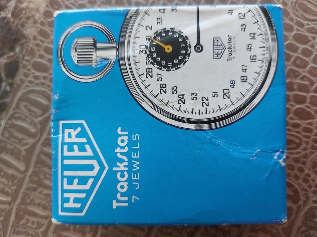 Heuer Stopwatch Trackstar 7 jewels, Ophalen