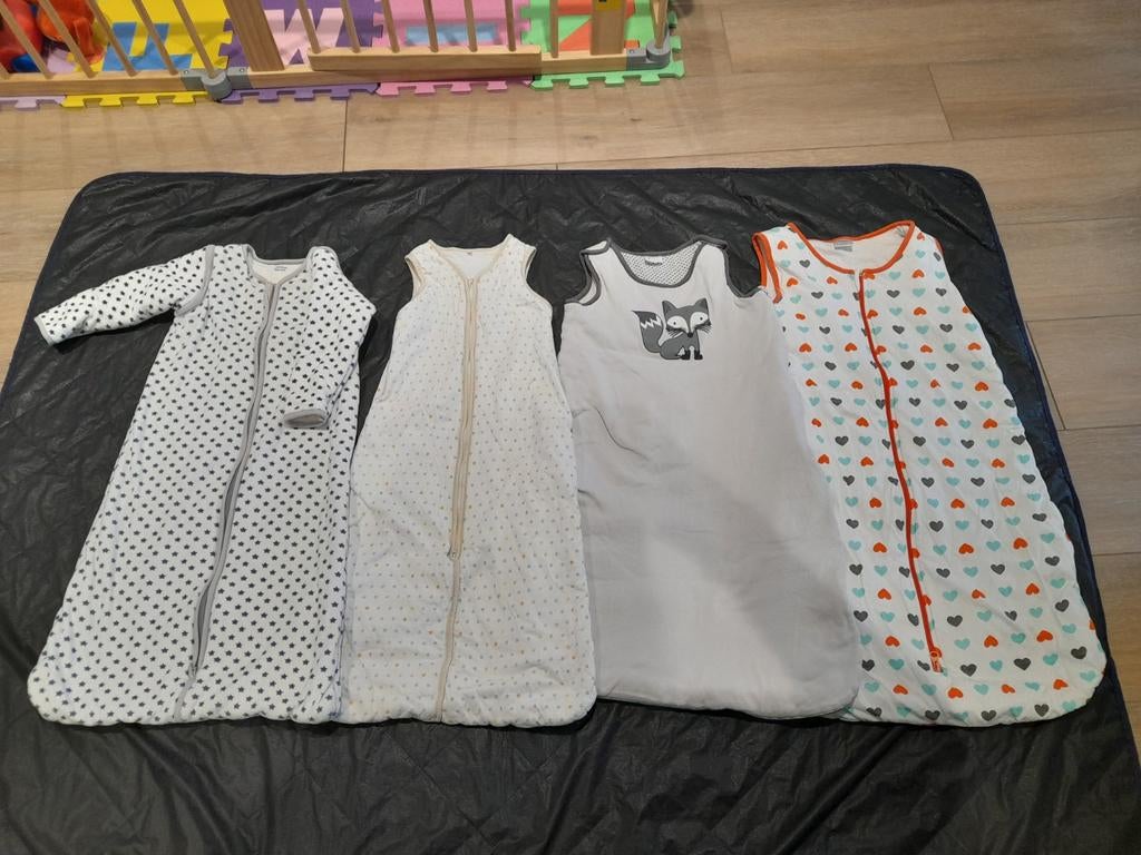 Set winterslaapzakken maat 90-110, Ophalen, Wit