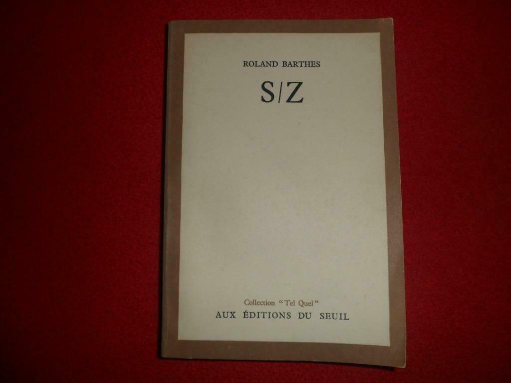 Roland Barthes: S / Z (franstalig), Boeken, Ophalen of Verzenden, Gelezen, Roland Barthes