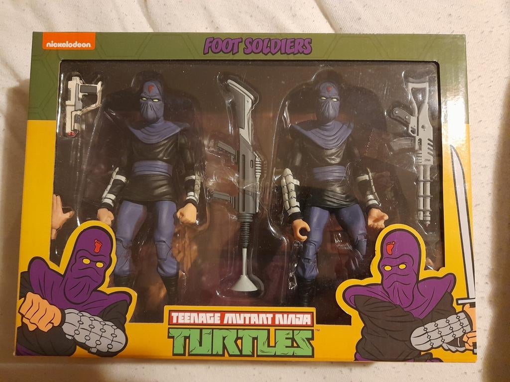 Lot de 2 fantassins de dessin animé TMNT, Enlèvement ou Envoi, Neuf