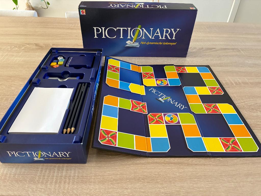 Pictionary, Ophalen, Zo goed als nieuw, Mattel games