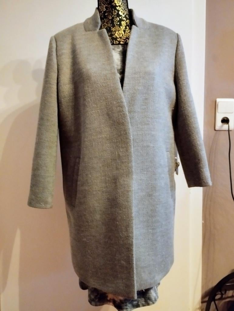manteau CAMAÏEU en gris taille 42, Ophalen, Gedragen, Grijs