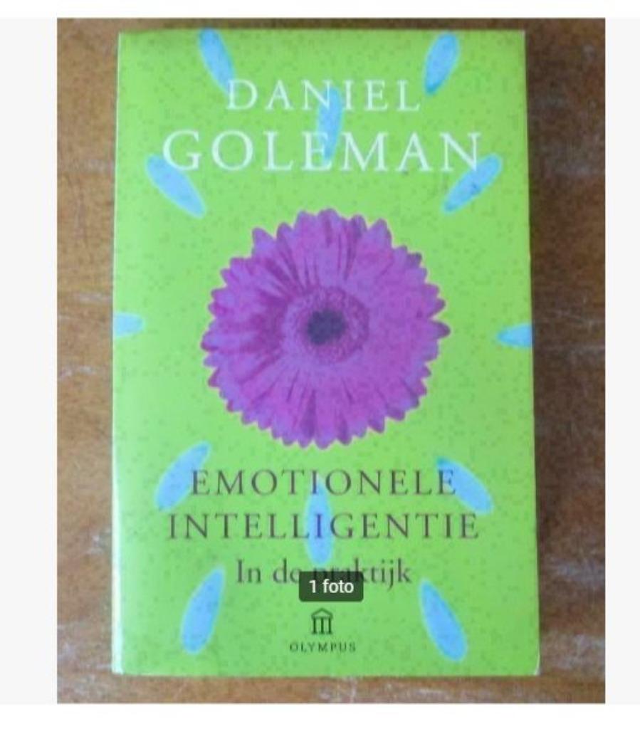 Mooi Boek 'Emotionele intelligentie in de praktijk' Goleman, Boeken, Ophalen of Verzenden, Zo goed als nieuw