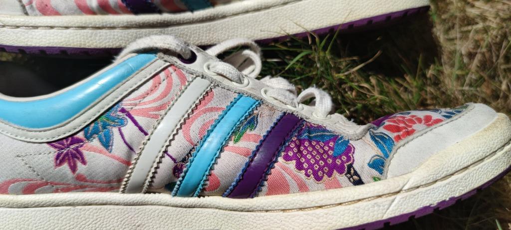 zeldzame vintage Adidas sneakers floral sleek serie maat 38, Overige kleuren, Adidas, Ophalen of Verzenden, Sneakers