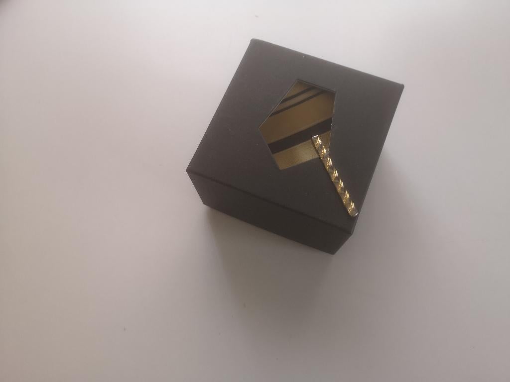 Stropdas in geschenkdoos met dasspeld, Enlèvement ou Envoi, Bleu