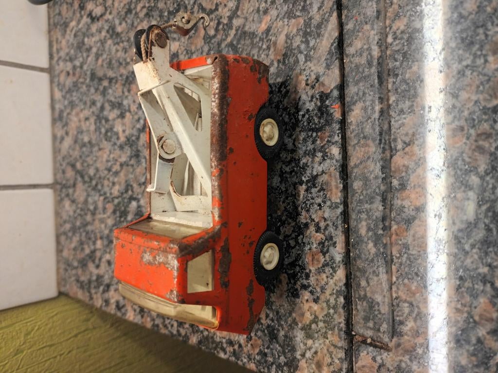Kraanwagen Tonka, Hobby en Vrije tijd, Ophalen, Gebruikt