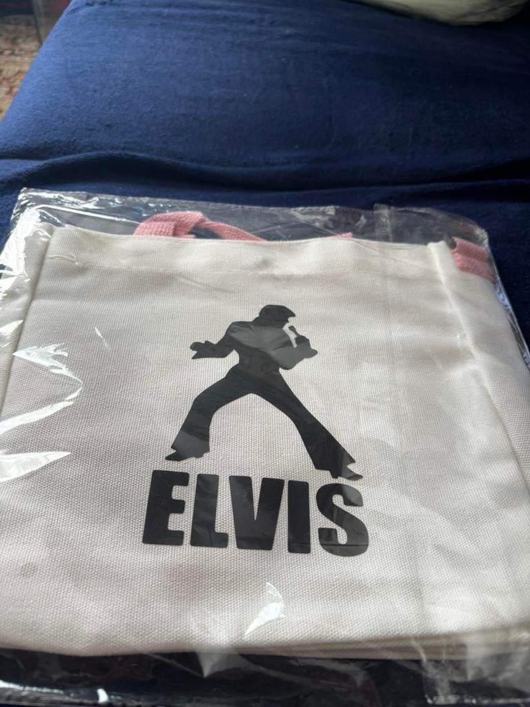 Elvis Presley pink handtass, Handtassen en Accessoires, Ophalen of Verzenden